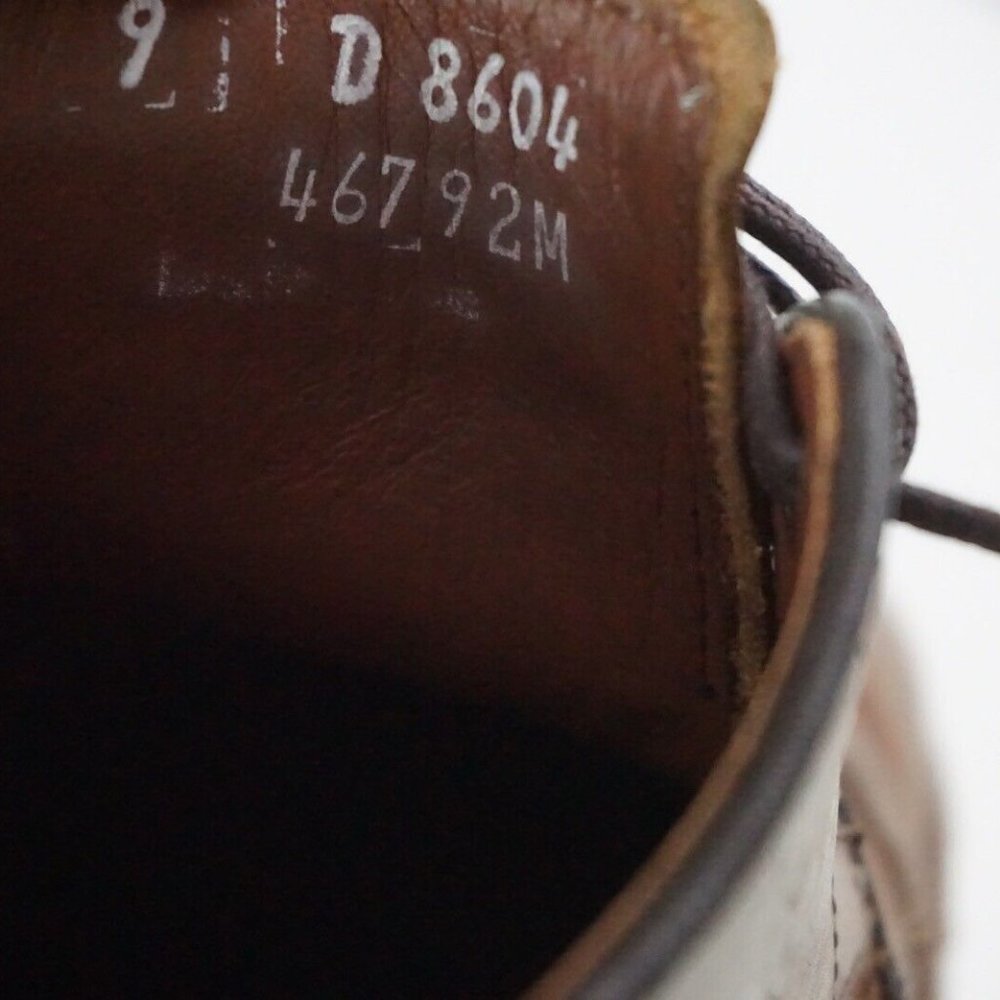Allen Edmonds Madison Ave British Tan Brown Cap toe Mens Dress Shoes Sz 9D - Picture 8 of 9